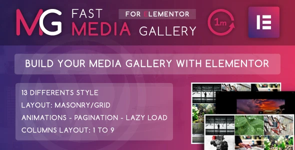 Fast Media Gallery For Elementor – WordPress Plugin