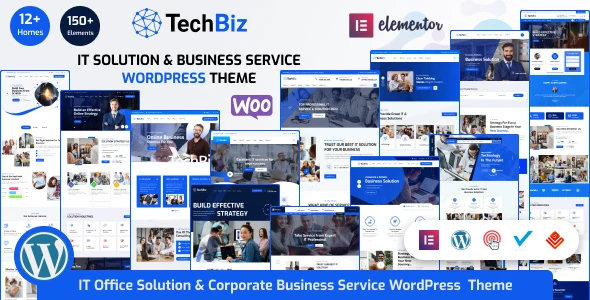 Techbiz – IT Solution & Business Consulting Service WordPress Theme